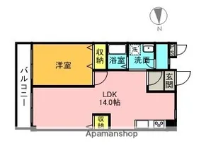 ヤマキレジデンス【3階】の間取り