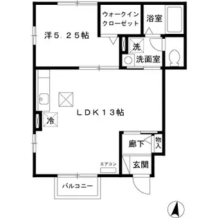 プレステージ Ⅱ【1階】の間取り