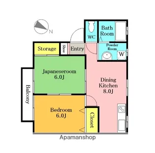 エスペランサ【102号室】の間取り