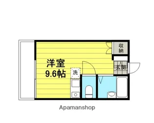 新都心OSマンション【102号室】の間取り