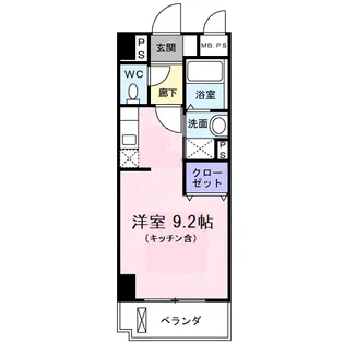 カーサ ヴェンティ【10階】の間取り