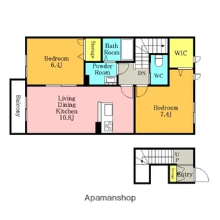 K・FAMILIA【2階】の間取り