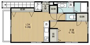 ピュアメゾン大原【201号室号室】の間取り