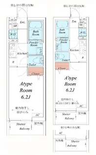 リブリ・さいたま新都心【1階】の間取り