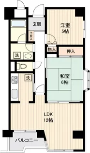 ファーストパレス与野本町【2階】の間取り