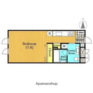 ゼルコヴァ【1階】の間取り