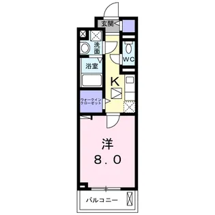 スプレッド与野【1階】の間取り