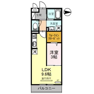 ルミエール【3階】の間取り