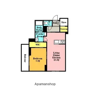 シャトー・ベノワ【1階】の間取り
