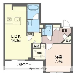 ステラ キャシェット【4階】の間取り