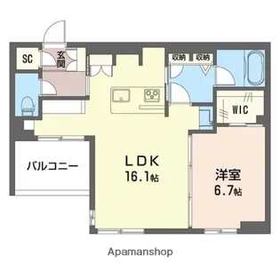 ステラ キャシェット【3階】の間取り