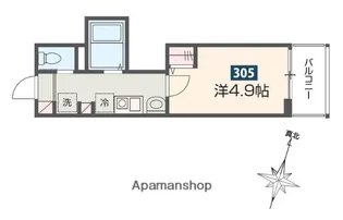 MELDIA与野本町Ⅲ【3階】の間取り