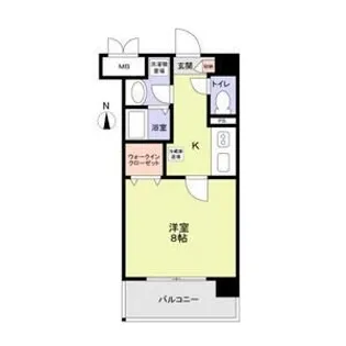 ACO MANSIONS【2階】の間取り