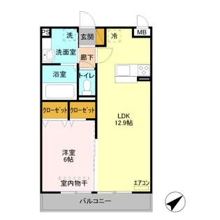 ロイヤルローズ【3階】の間取り