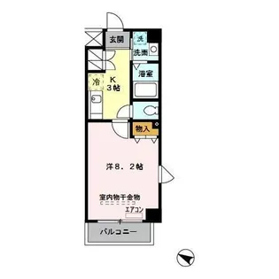ウィスタリア【6階】の間取り