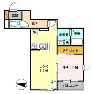 メゾン・ド・シャトン【2階】の間取り