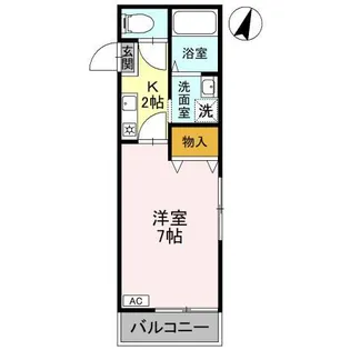 セジュール桂【1階】の間取り