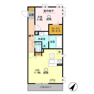 本郷の杜 ソグレ【1階】の間取り