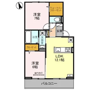 アンアヴニール【3階】の間取り