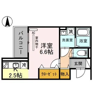 グランシャリオ【2階】の間取り