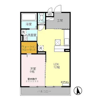ブエナスエルテ・エテルノ【1階】の間取り