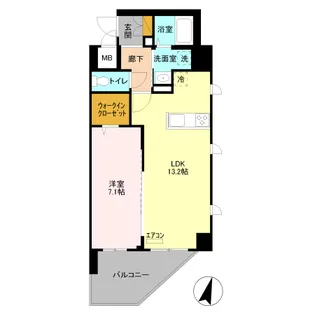 グランヴレーユ【2階】の間取り