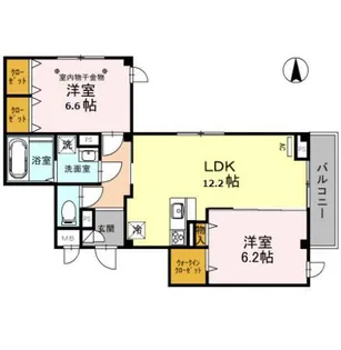 メゾン ド 常盤【2階】の間取り