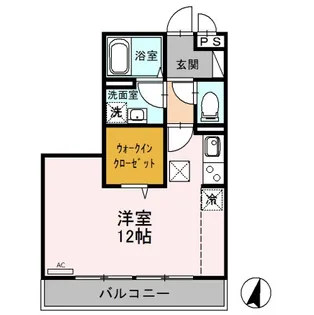 グレイスコートⅡ【102号室】の間取り