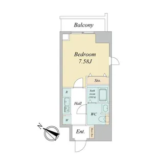 グランカーサさいたま新都心【3階】の間取り