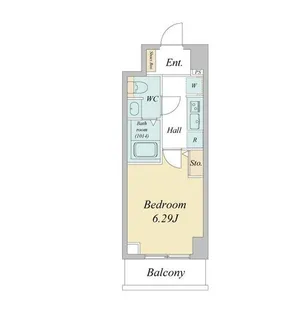 グランカーサさいたま新都心【7階】の間取り