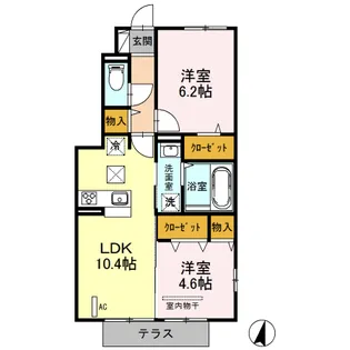 グランデ II【1階】の間取り