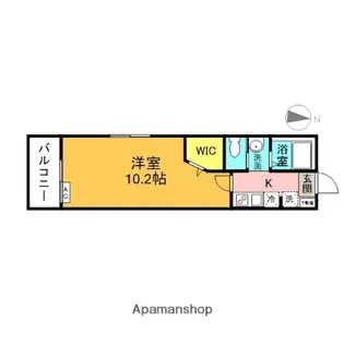 ティアラ西大宮【101号室】の間取り