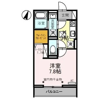 シダー カーサ【1階】の間取り