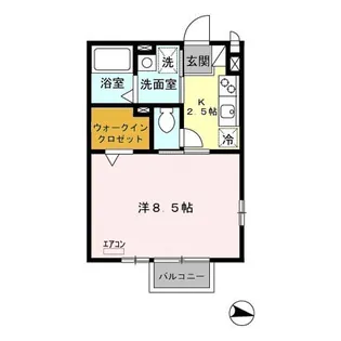 ダンヒル 壱番舘【2階】の間取り
