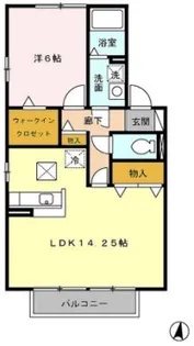 カサグランデ C【1階】の間取り
