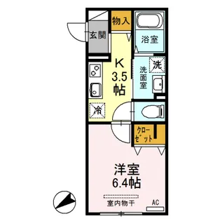 ホワイトヴィラ【3階】の間取り