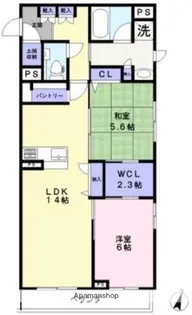 LA MAISON KANON桜木町【3階】の間取り