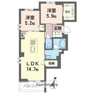 グラン・アルチェ【3階】の間取り