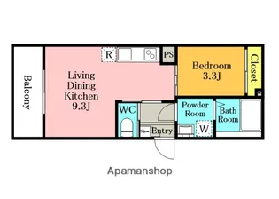 REGALEST N【303号室】の間取り