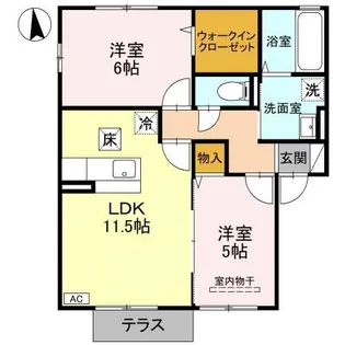 リビングタウン西大宮 I【1階】の間取り