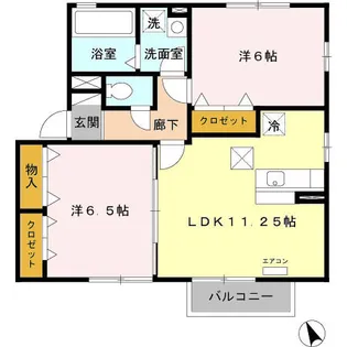 MOMO HOUSE II【1階】の間取り