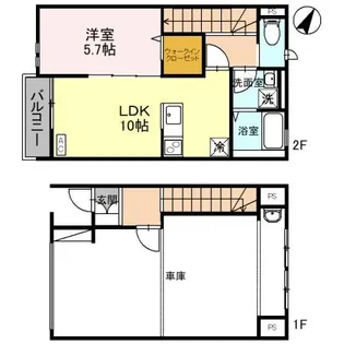 ヴァリエ グランデ【1階】の間取り
