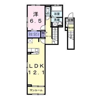 エリオス【2階】の間取り