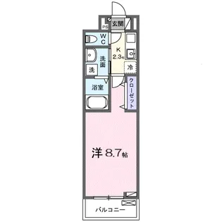 エルミタージュ【2階】の間取り