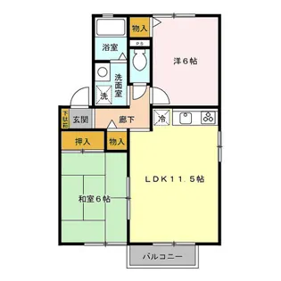 グリーンヒル II【2階】の間取り