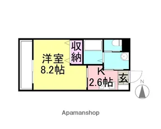 ビジュノーブル【2階】の間取り