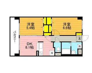 フローリッシュ【3階】の間取り