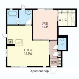 ルーチェⅡ【102号室】の間取り