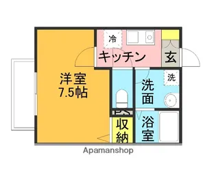 ウエストアリーナ【1階】の間取り