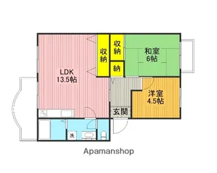 グレイスマンション与野Ⅰ【205号室】の間取り